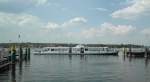 Tag 1, 22.05.2012: Das Schiff  Lichterfelde  erreicht den  Hafen  des Wannsees in Berlin.