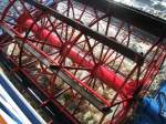 das Schaufelrad (Paddlewheel) der MS River Star