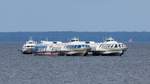 Auch Schnellboot 158 liegt vor dem Hafen von Peterhof, 20.8.17
