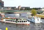 Hochbetrieb auf der Spree, Sommer 2007