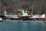 Radmotorschiff  Kaiser Franz Josef I , Wolfgangsee, sterreich an Land 30.03.2008