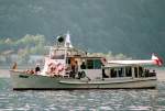 Fahrgastschiff  Johann Orth , Traunsee, sterreich, heute am Tollense See/Neubrandenburg als  Rethra  in Fahrt. 