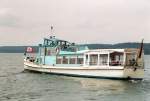 Fahrgastschiff  Rethra  am Tollense See, Deutschland,Baujahr 1966, bis 2004 am Traunsee als  Johann Orth  im einsatz, Aufnahme vom Juli 2005