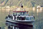 Fahrgastschiff  Stefanie , Hallsttter See, sterreich, ganzjhrig auf der Verbindung  Hallstatt Bahnstation  -  Hallstatt Markt  eingesetzt, erbaut 1978 in der Schiffswerft Linz