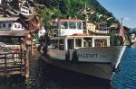 Fahrgastschiff  Hallstatt , Hallsttter See, sterreich, 1972 in Linz erbaut