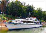 Fahrgastschiffe  Orlik  auf der Vltava (Moldau) - Orlík-Talsperre am 24. 8. 2017.