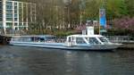 MS Poseidon ( Gott des Meeres ) der Reederei Stern und Kreisschiffahrt am Anleger Berliner Dom auf der Spree. Foto:30.04.2013