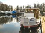 Ausflugsschiff MS PIROL im Stadthafen von Hennigsdorf an der Havel, 9.