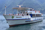 MS Paradiso, Società Navigazione del Lago di Lugano, Baujahr 1978, Gesamtlänge: 28,26 m, Max.