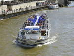 Fahrgastschiff MS Rummelsburg  der Stern- und Kreisschifffahrt GmbH auf der Spreein Richtung Berlin Dom kurz vor der Friedrichsbrücke in Berlin Mitte am 06.