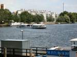 Fahrgastschiff Sanssouci auf der Spree, Hhe Treptower Pppark, Juni 2008