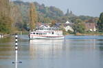 Fahrgastschiff  Stein am Rhein  auf dem Bodensee (Untersee) bei Stein am Rhein 7.10.22