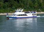 Sea-Life steuert mit einer Ausflugsgesellschaft den Hafen von Speyer an; 080902