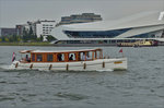 . Ausflugschiff Tourist gebaut 1909 in muiden, gesehen bei einer Rundfahrt auf dem Flu IJ in Amsterdam.  25.09.2016