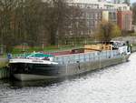 GMS Andromeda (08348071 , 67 x 7,22m) lag am 27.11.2017 am Havelufer in Berlin-Spandau.