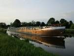 GMS Claudia (04021430 , 80 x 7,90m) am 06.06.2019 im Elbe-Lübeck-Kanal bei Kühsen auf Bergfahrt.
