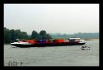 MS  Aquapolis  aus Antwerpen, 06105002, 135 x 17,35, vermessen mit 5187 Tonnen, 2 x 1999Pk, Baujahr 2007 in China, max.