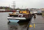 GMS Andrea ENI , in Warteposition am Kulenkampkai im Lbecker Wallhafen...