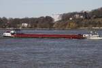 Binnenfrachtschiff ALASCO (ENI 04700180); Datum: 18.03.2026; Aufnahmeort: Elbe/Hafen Hamburg, Deutschland.