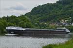 GMS „Cortina“; ENI 06105601; BJ 2017; L 135 m; B 11,45m; T 3932; in Bergfahrt auf der Mosel nahe Oberbillig.  10.06.2019 (Hans)    