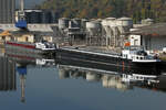 08.10.2018 CHEYENINE (02318591) & DISTINTA (2319425) im Hafen von Plochingen