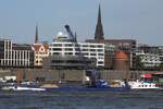 Binnenfrachtschiff CYCLOOP (ENI 02204629); Datum: 11.08.2025; Aufnahmeort: Elbe/Hafen Hamburg, Deutschland.