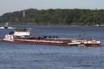 Binnenfrachtschiff CATHARINA (ENI 04400550); Datum: 08.05.2026; Aufnahmeort: Elbe/Hafen Hamburg, Deutschland.