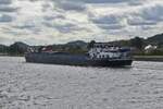 GMS CENTAURE, ENI 02314359, L 95 m, B 9,54 m, 1627 t, zu Berg auf dem Albertkanal in Richtung L�ttich unterwegs.