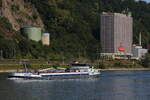 Binnenschiff Favoriet am 22.06.2025 in Lahnstein am Rhein