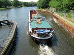 GMS Goldberg (04031090) am 08.06.2016 nach der Talschleusung in der Schleuse Kleinmachnow / Teltowkanal.