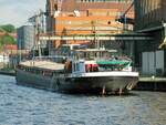 GMS  GERDA  (04017760 , 70 x 7,62m) lag am 30.08.2021 im Hafen von Mölln / Elbe-Lübeck-Kanal.