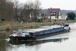 GMS Hanka (03320214 , 67 x 8,20m) am 05.04.2016 im Elbe-Havel-Kanal bei Kader Schleuse m. Fahrtrichtung Schleuse Wusterwitz / Brandenburg a.d. Havel.