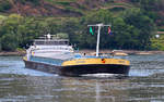 GMS KENYRO (ENI:06004159) L.110m B.11,45 T 3285 Flagge Belgien am 03.06.2020 auf dem Rhein in Oberwesel zu Berg.