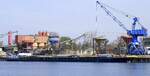 SGMS KARL KRIEGER ENI 04606130, ankert im Rheinhafen Breisach, M�rz 2026