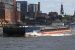 Binnenfrachtschiff KAJA JOSEPHINE (ENI 04806020); Eigner/Betreiber: Schramm; Datum: 10.08.2025; Aufnahmeort: Elbe/Hafen Hamburg, Deutschland.