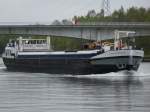 Binnenschiff Maria Geertruida auf dem Albert Kanal bei Eigenbilzen (25.04.2015)