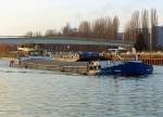 GMS 'MEGAN' , 02325303, unterwegs Richtung Westhafen. Aufgenommen in Berlin -Charlottenburg /Westhafenkanal, im Januar 2015.