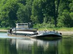 GMS Michael B (04031030 , 67 x 8,20m) am 24.06.2016 im Sacrow-Paretzer-Kanal (UHW) auf Bergfahrt Richtung Berlin am km 30.