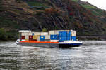 GMS MICHAELANGELO (ENI:02329759) L.135m B.11,45m T 3921 TEU 264 am 29.09.2020 auf dem Rhein zu Berg in Oberwesel.