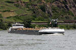 GMS Narvik (ENI:02328708) L.135m B.11,45m T.3935 Baujahr:2007 am 09.06.2019 auf dem Rhein bei Oberwesel zu Berg.