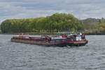 GMS POUCHET, ENI 01822613, L 80 m, B 9,50 m, 1500t, zu Tal auf dem Albertkanal nahe L�ttich.
