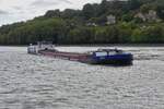 GMS RiO 1, ENI 0323611, L 85 m, B 9 m, Heimathafen Breskens, Flagge NL, hat auf dem Albertkanal eine Wende von 180� gemacht um in die schleuse von Lanaye einzufahren. 17.09.2026