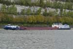 GMS RIO-1, ENI 02323611, BJ 1998, L 85,88 m, B 9,54 m, 1748 t, zu Berg auf dem Albertkanal nahe Lanaye.