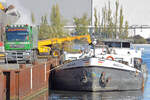 Gütermotorschiff (GMS) SEELÖWE (ENI:02323399) am 07.10.2021 im Hafen von Lübeck