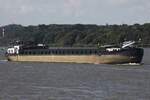 Binnenfrachtschiff SHALONA (ENI 06003895); Datum: 19.08.2025; Aufnahmeort: Elbe/Hafen Hamburg, Deutschland.