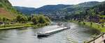 Frachtschiff Tiberias bei Cochem/Mosel. Das Foto entstand am 22.05.2015.
