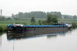 Am 27.05.2016 lag das GMS Tiffany (04001950 , 80 x 9m) im Stichkanal Salzgitter bei Beddingen.