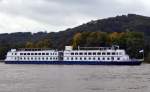 MS  Alegria, ein Flusskreuzfahrtschiff  auf dem Rhein am 22.09.2013 am Rolandseck gesehen.