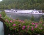 MS  Britannia  zu Tal auf der Mosel bei Klotten, 2009.