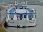 KFGS Princess - 02323525 - Lnge: 80m - Breite: 9,50m - Passagiere:100 - PS 2 x 670-MTU - Bj 1981 bei Husumer Schiffswerft in Husum - Gemeldet in Rotterdam/NL. Hier stilliegend im Hafen Riesenbeck am 1.03.2009.